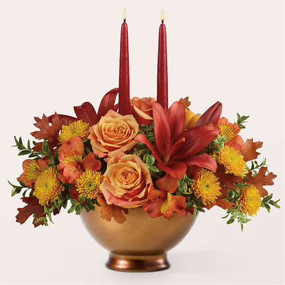 Harvest Table Centerpiece –  Whittier Blossom Shop, Whittier CA