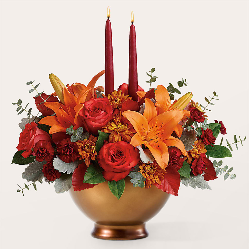 Fruits of Fall Centerpiece –  Whittier Blossom Shop, Whittier CA