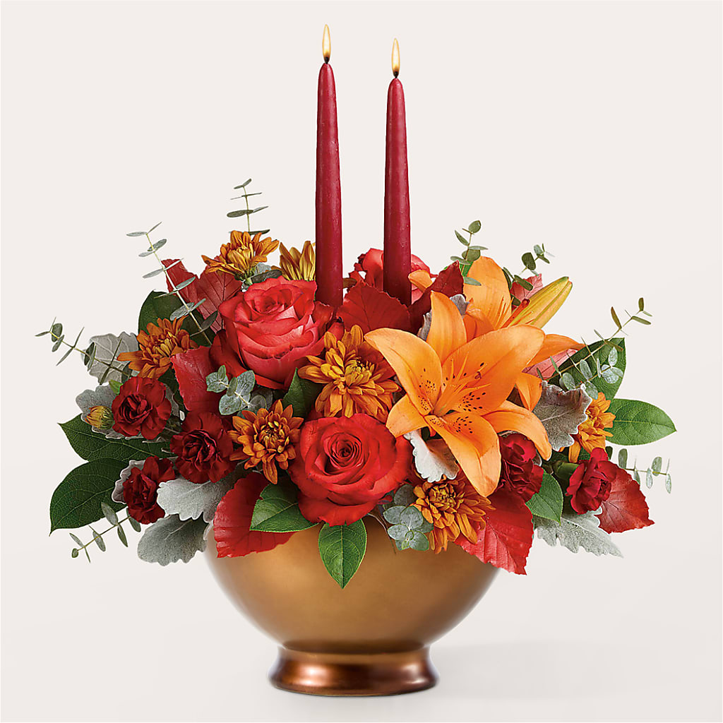 Fruits of Fall Centerpiece –  Whittier Blossom Shop, Whittier CA