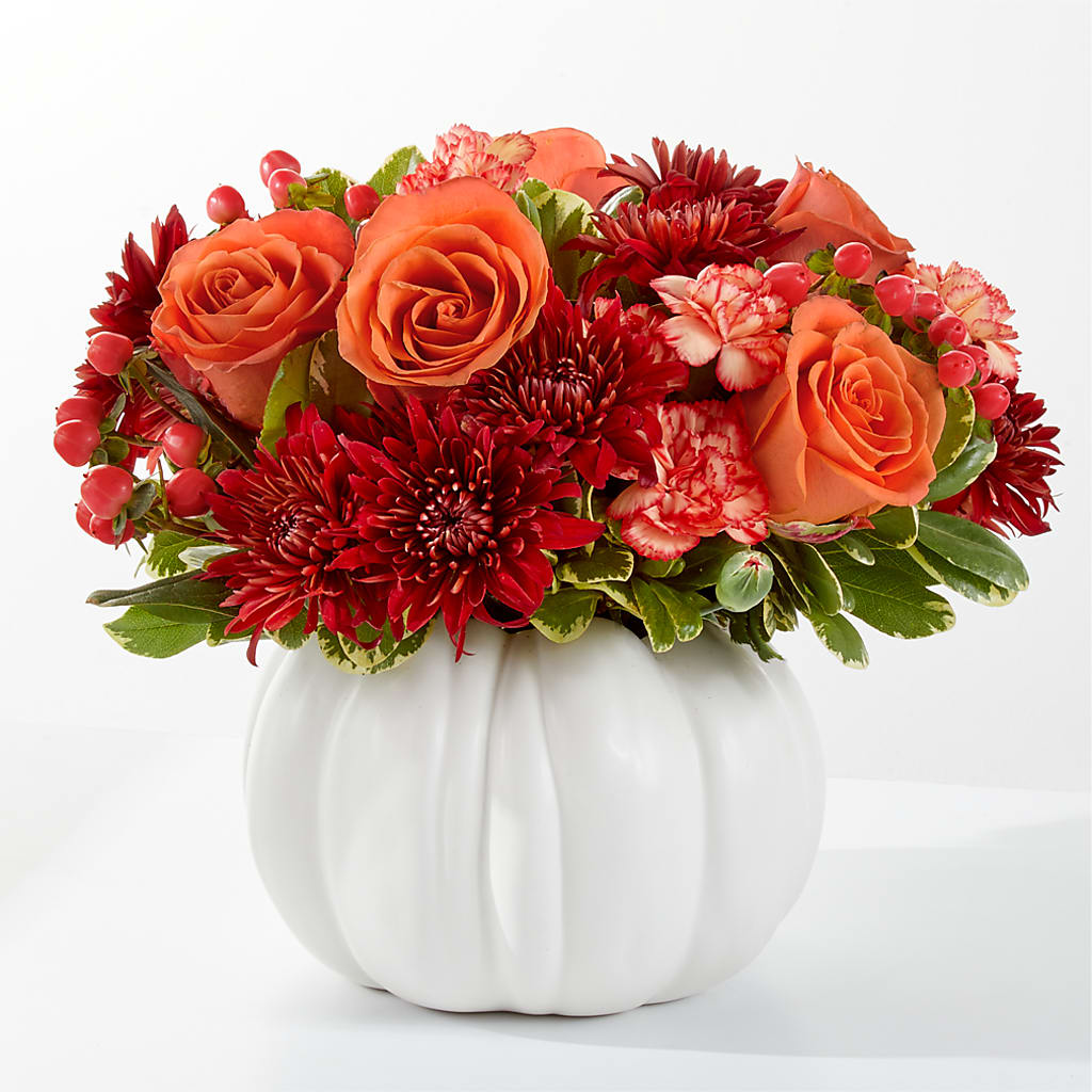 Autumn Air Pumpkin Bouquet –  Whittier Blossom Shop, Whittier CA