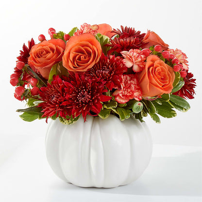 Autumn Air Pumpkin Bouquet –  Whittier Blossom Shop, Whittier CA