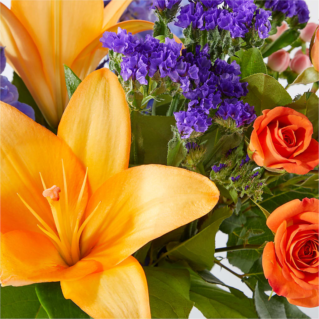 Radiant Citrus Bouquet –  Whittier Blossom Shop, Whittier CA