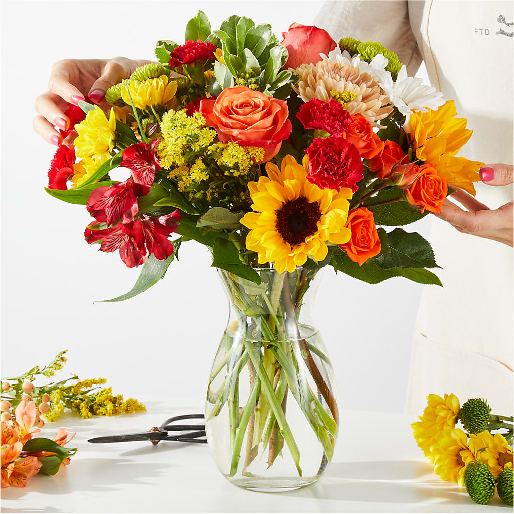 Fall Delight – A Florist Original –  Whittier Blossom Shop, Whittier CA