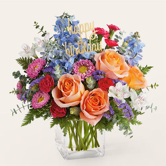 Birthday Bash Bouquet –  Whittier Blossom Shop, Whittier CA
