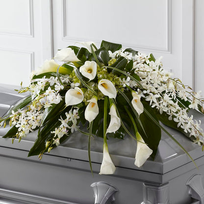 Angel Wings Casket Spray –  Whittier Blossom Shop, Whittier CA