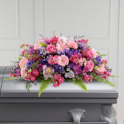 Glorious Garden Casket Spray –  Whittier Blossom Shop, Whittier CA