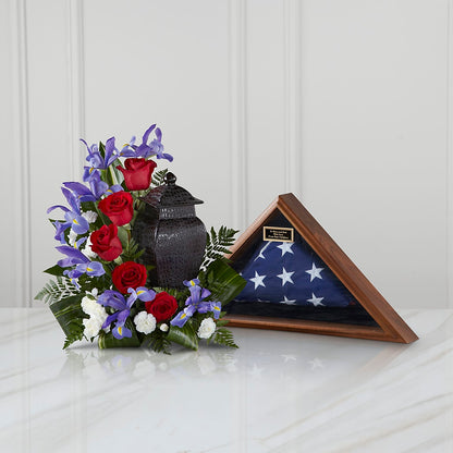 Patriotic Tribute Arrangement –  Whittier Blossom Shop, Whittier CA
