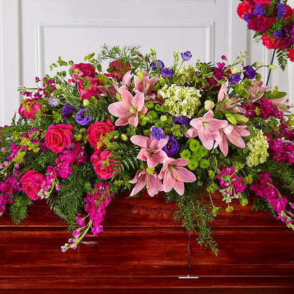 Radiant Tribute Casket Spray –  Whittier Blossom Shop, Whittier CA