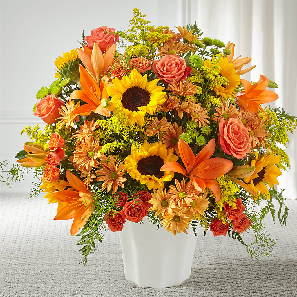 Harvest Thoughts Floor Basket –  Whittier Blossom Shop, Whittier CA