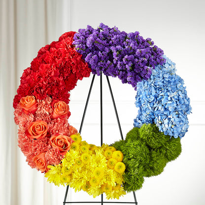 Circle of Love Wreath –  Whittier Blossom Shop, Whittier CA