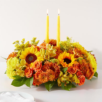 Autumn Harmony Centerpiece –  Whittier Blossom Shop, Whittier CA