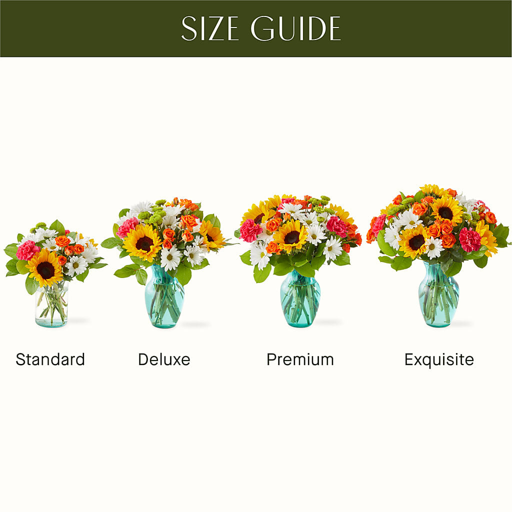 Sun-drenched Blooms Bouquet –  Whittier Blossom Shop, Whittier CA