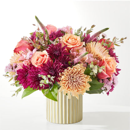 Berry Cobbler Bouquet with Ivory Vase –  Whittier Blossom Shop, Whittier CA