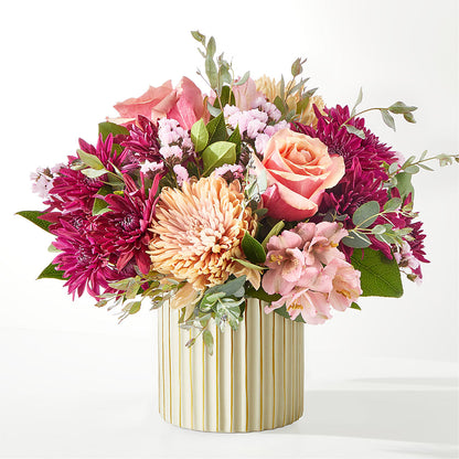 Berry Cobbler Bouquet with Ivory Vase –  Whittier Blossom Shop, Whittier CA