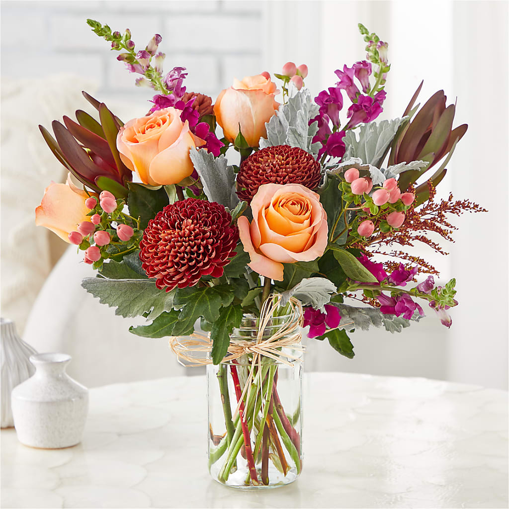 Moody Hues Bouquet –  Whittier Blossom Shop, Whittier CA