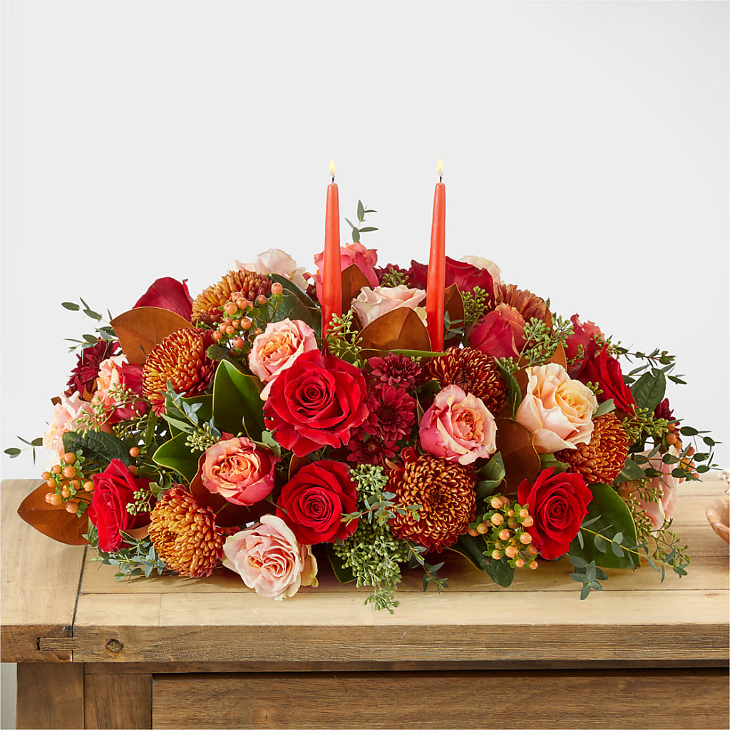 Gather Near Centerpiece –  Whittier Blossom Shop, Whittier CA