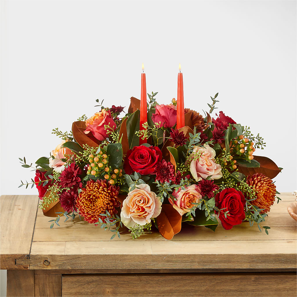 Gather Near Centerpiece –  Whittier Blossom Shop, Whittier CA