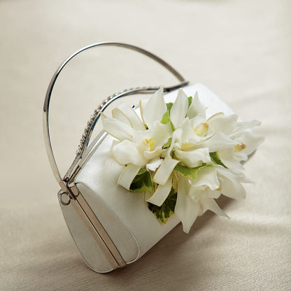 White Purse Decor –  Whittier Blossom Shop, Whittier CA